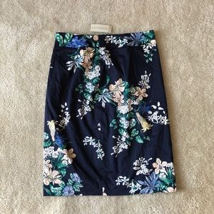 NWT Ann Taylor Floral Pencil Skirt